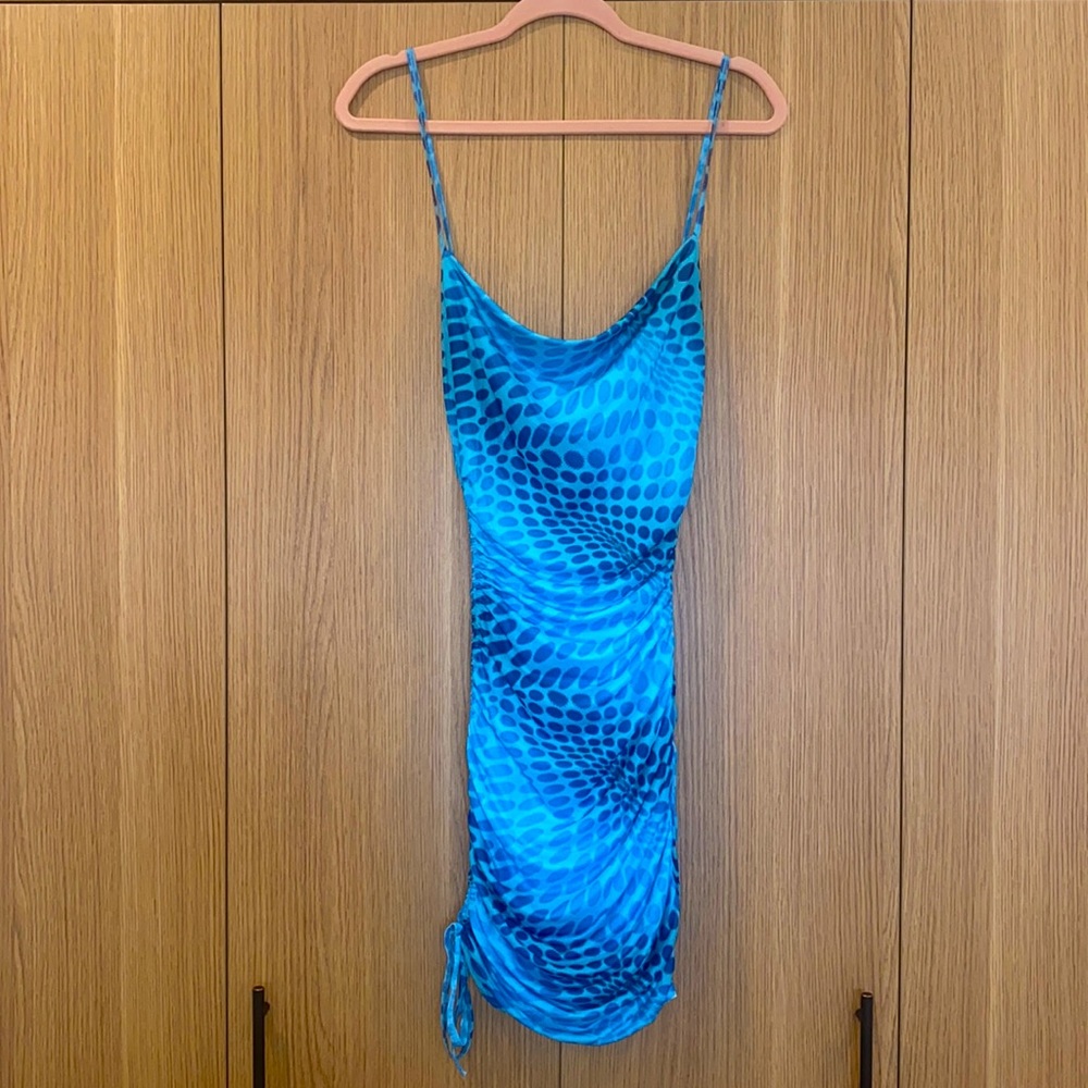 Oh Polly mini blue dress